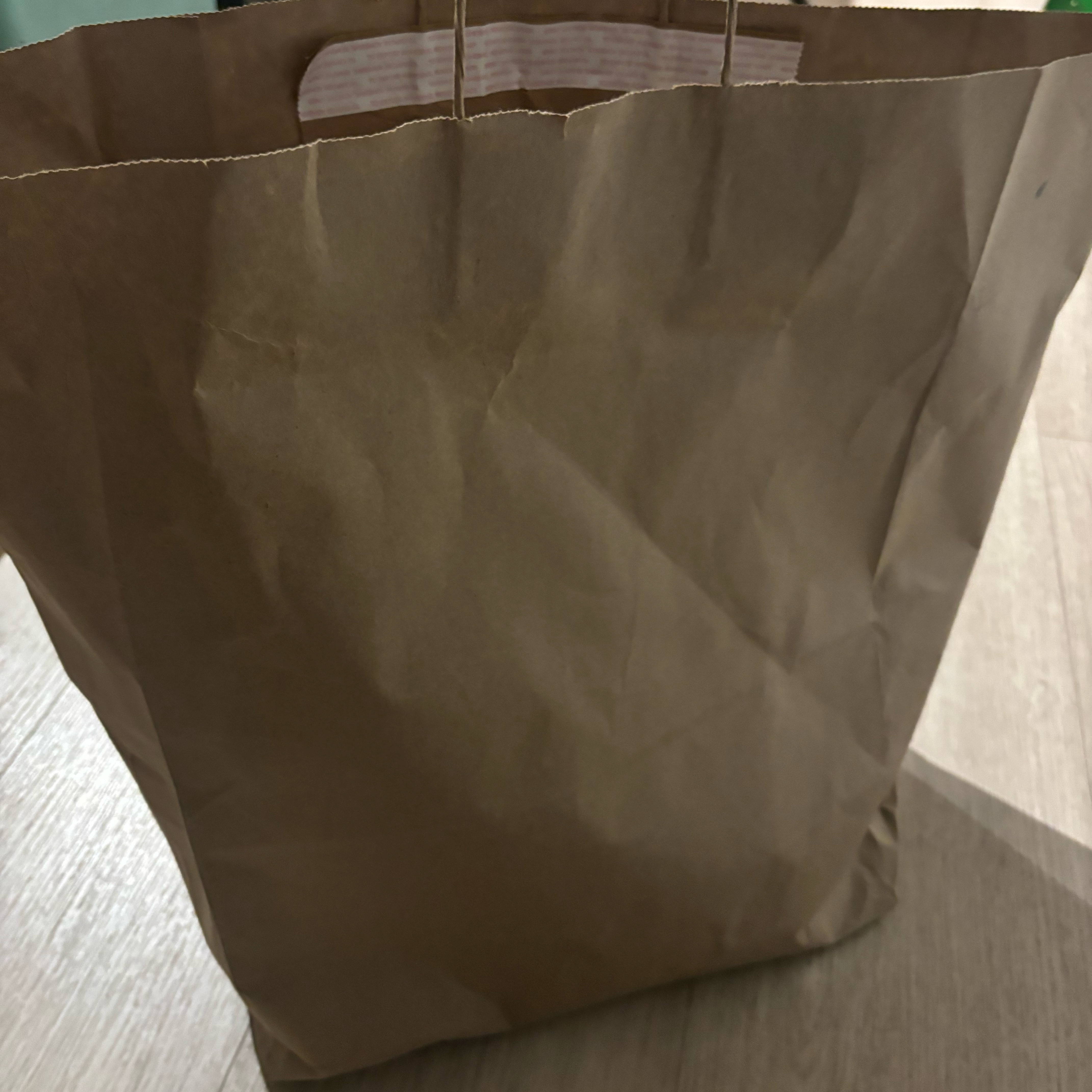 Moving paper bag