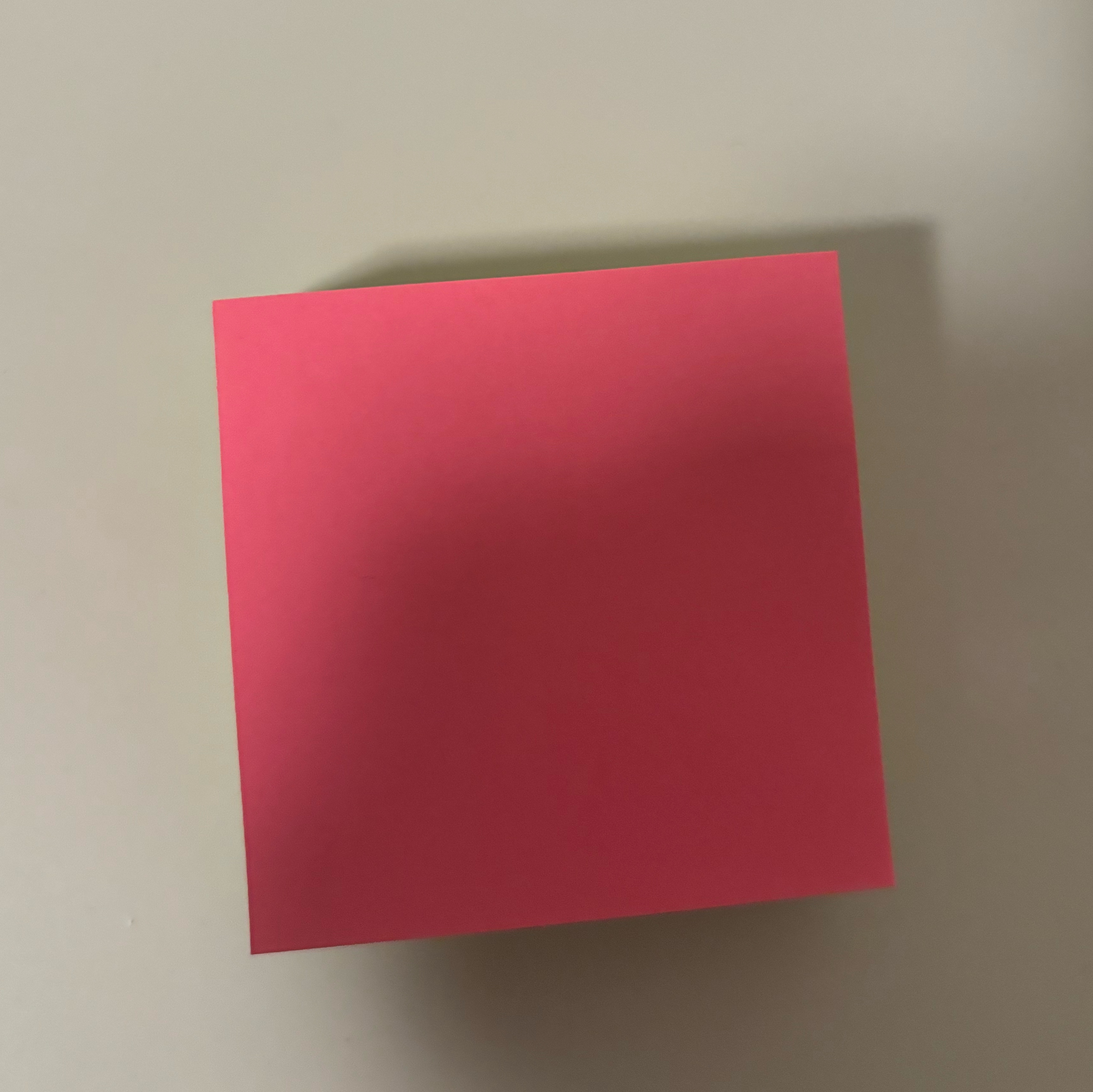 Using a post it note