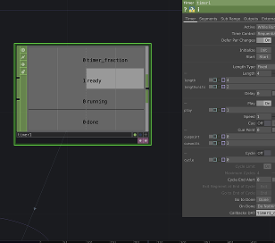 I identified the Timer CHOP as the best operator for making the lily pad shrink over time and referenced a tutorial to understand its basic function. I mainly used the initialize, start, and length parameters.